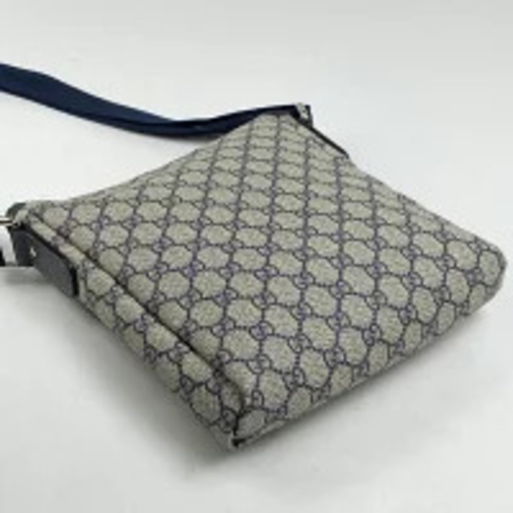 Gucci canvas cross Navy Crossbody shoulder Blue bag Bum Body GG Belt Blue